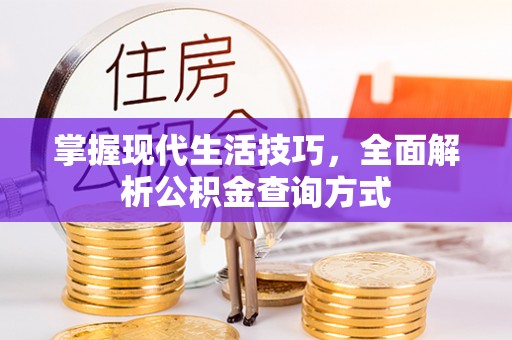 茶山掌握现代生活技巧，全面解析公积金查询方式