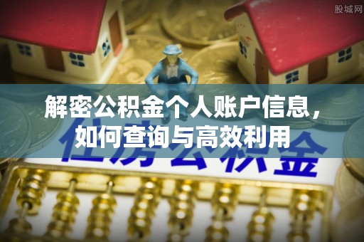 茶山解密公积金个人账户信息，如何查询与高效利用