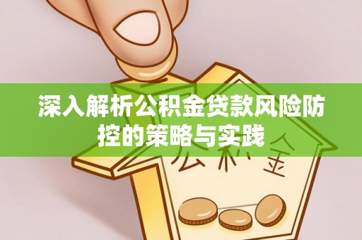 茶山深入解析公积金贷款风险防控的策略与实践