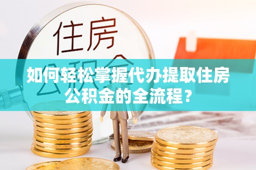 茶山如何轻松掌握代办提取住房公积金的全流程？