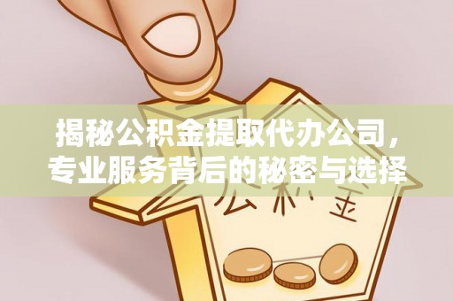 茶山揭秘公积金提取代办公司，专业服务背后的秘密与选择指南