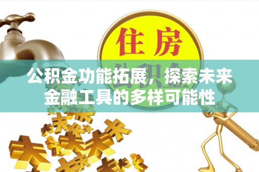 茶山公积金功能拓展，探索未来金融工具的多样可能性