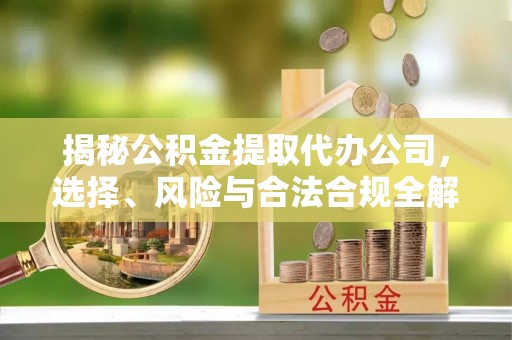 茶山揭秘公积金提取代办公司，选择、风险与合法合规全解析