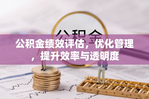 茶山公积金绩效评估，优化管理，提升效率与透明度