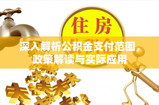 茶山深入解析公积金支付范围，政策解读与实际应用