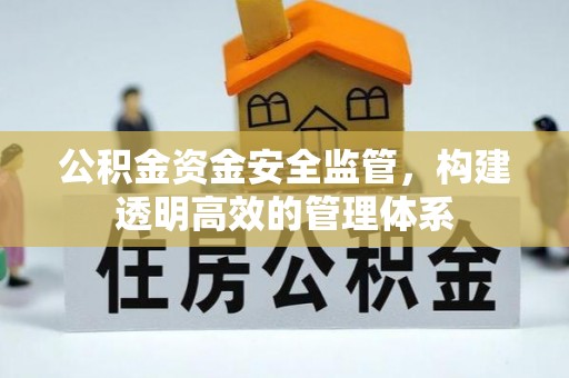 茶山公积金资金安全监管，构建透明高效的管理体系