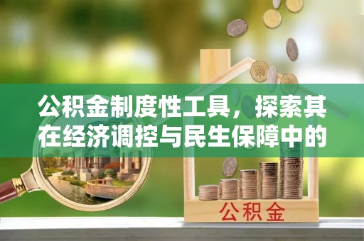 茶山公积金制度性工具，探索其在经济调控与民生保障中的重要作用