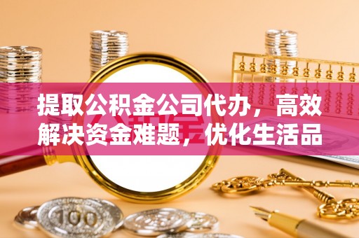 茶山提取公积金公司代办，高效解决资金难题，优化生活品质
